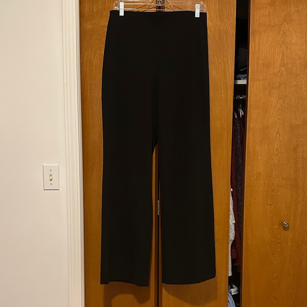 White House Black Market Black Wide Leg Pants